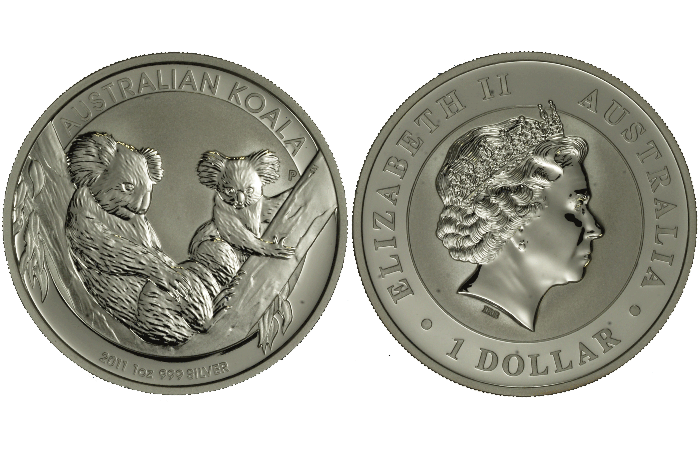 "Koala" - Regina Elisabetta II - Oncia gr. 31,103  in arg. 999/ 