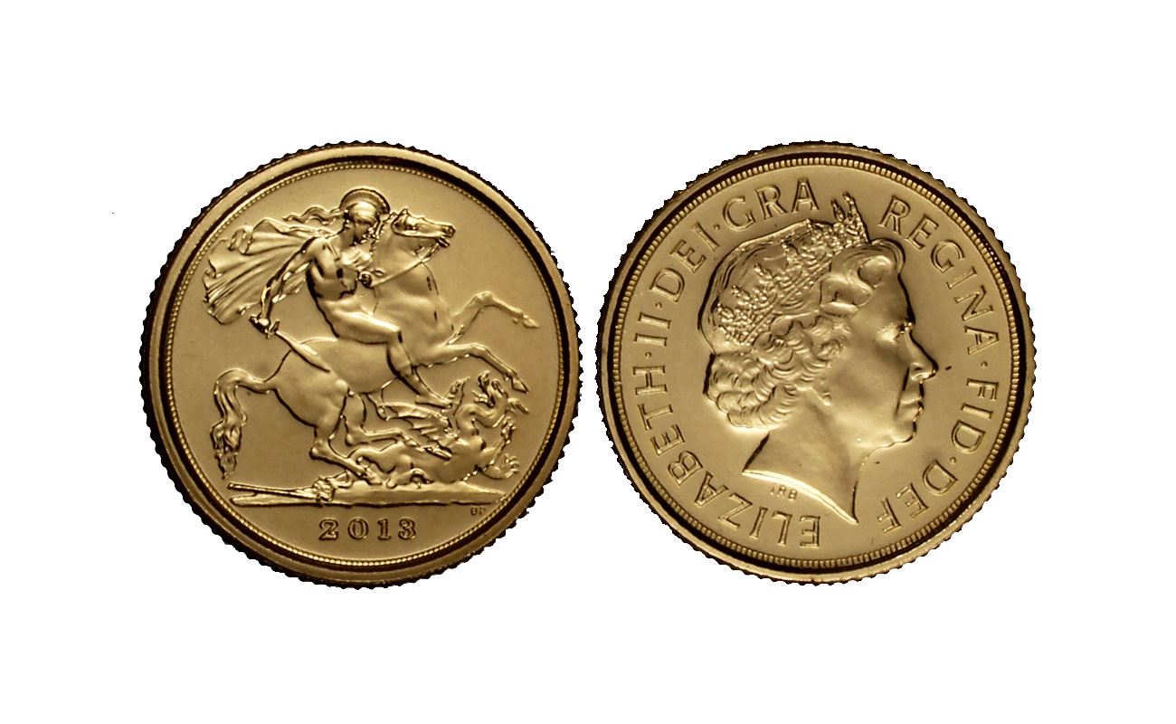 Regina Elisabetta II - 1/4 Sterlina 1,99 in oro 917/