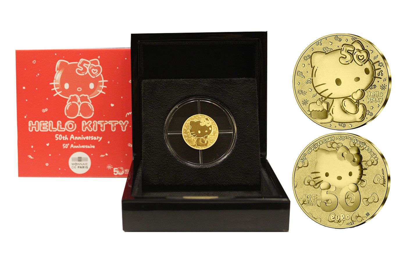 "50 Hello Kitty: Torta" - 50 Euro gr. 7,78 in oro 999/ - Tiratura 1000 pezzi