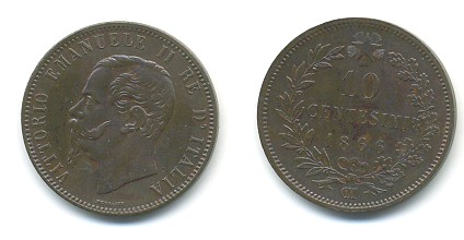 10 centesimi zecca di Strasburgo