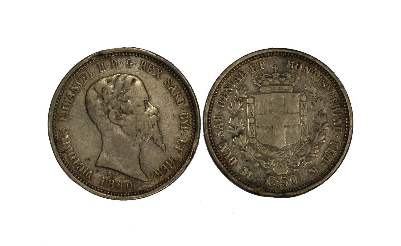 Re Vittorio Emanuele II - 50 centesimi 