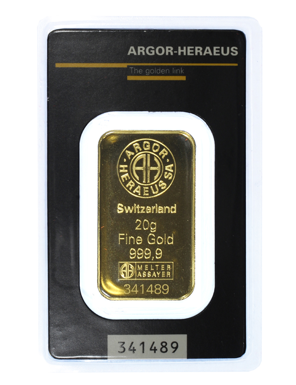 Lingotto da grammi 20 in oro 999,9/000 in blister di Garanzia - DISPONIBILI DAL 24.03.2023
