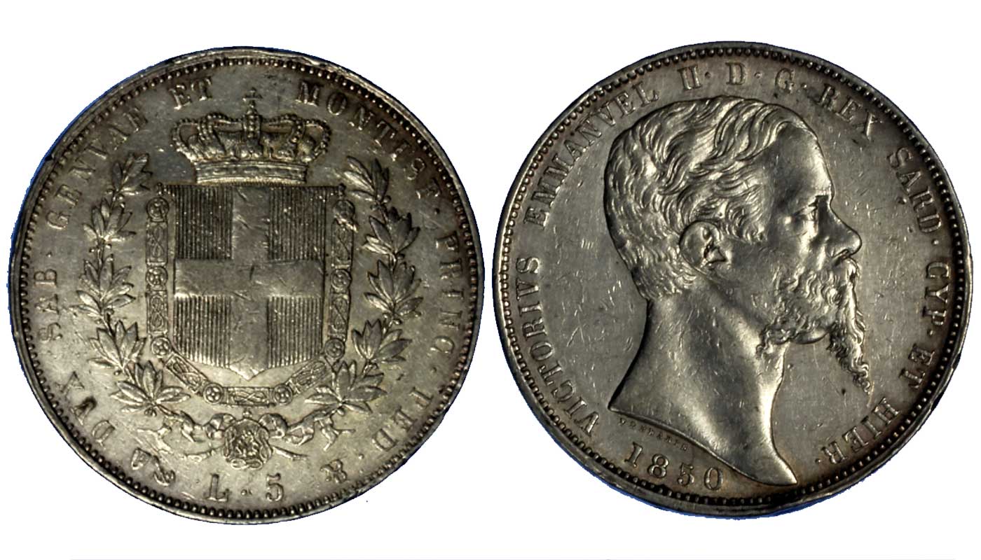Vittorio Emanuele II - 5 lire 