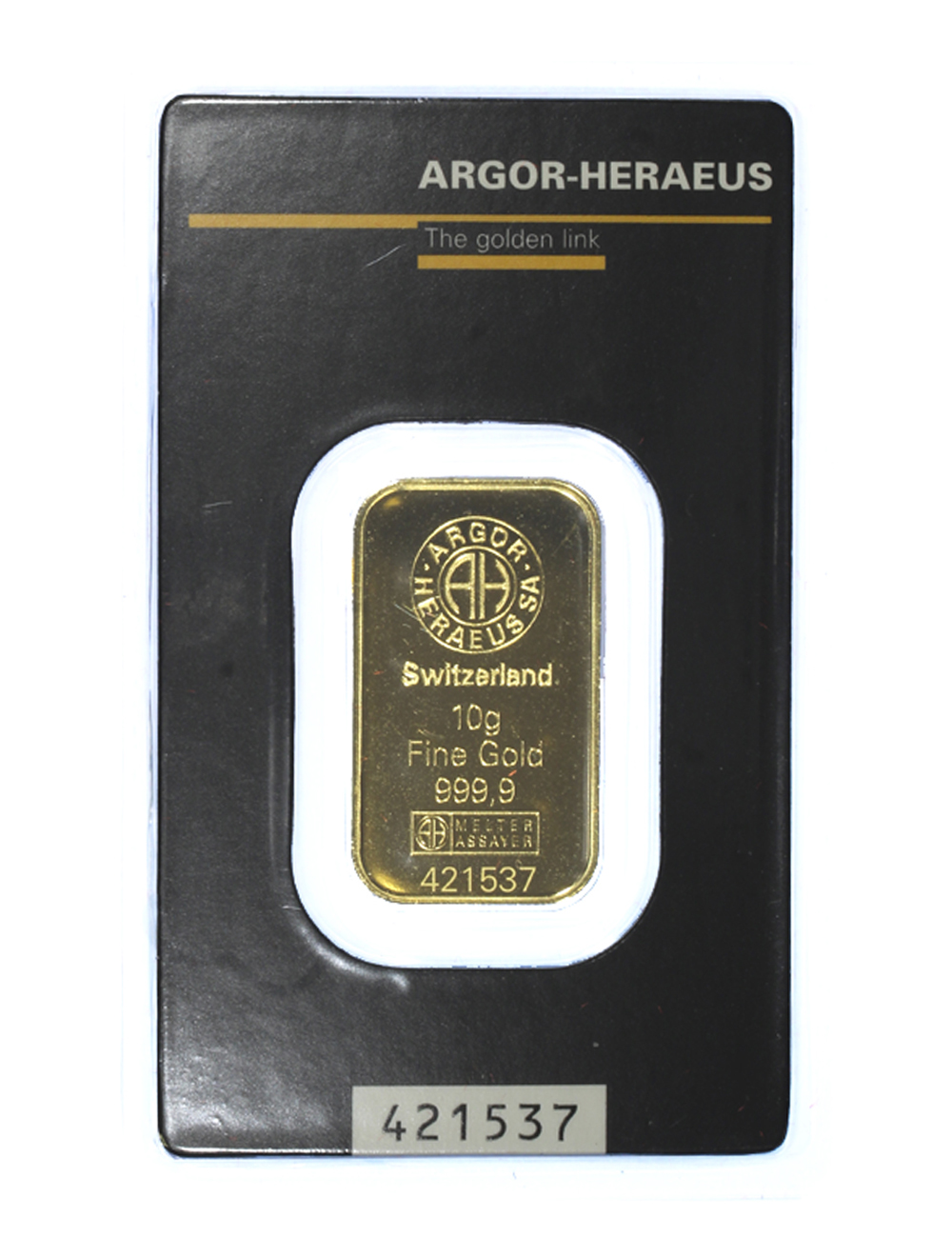 Lingotto da grammi 10 in oro 999,9/000 in blister con Certificato di Garanzia - DISPONIBILI DAL 27.05.22
