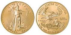 "American Eagle" - 5 dollari gr. 3,393 in oro 917/