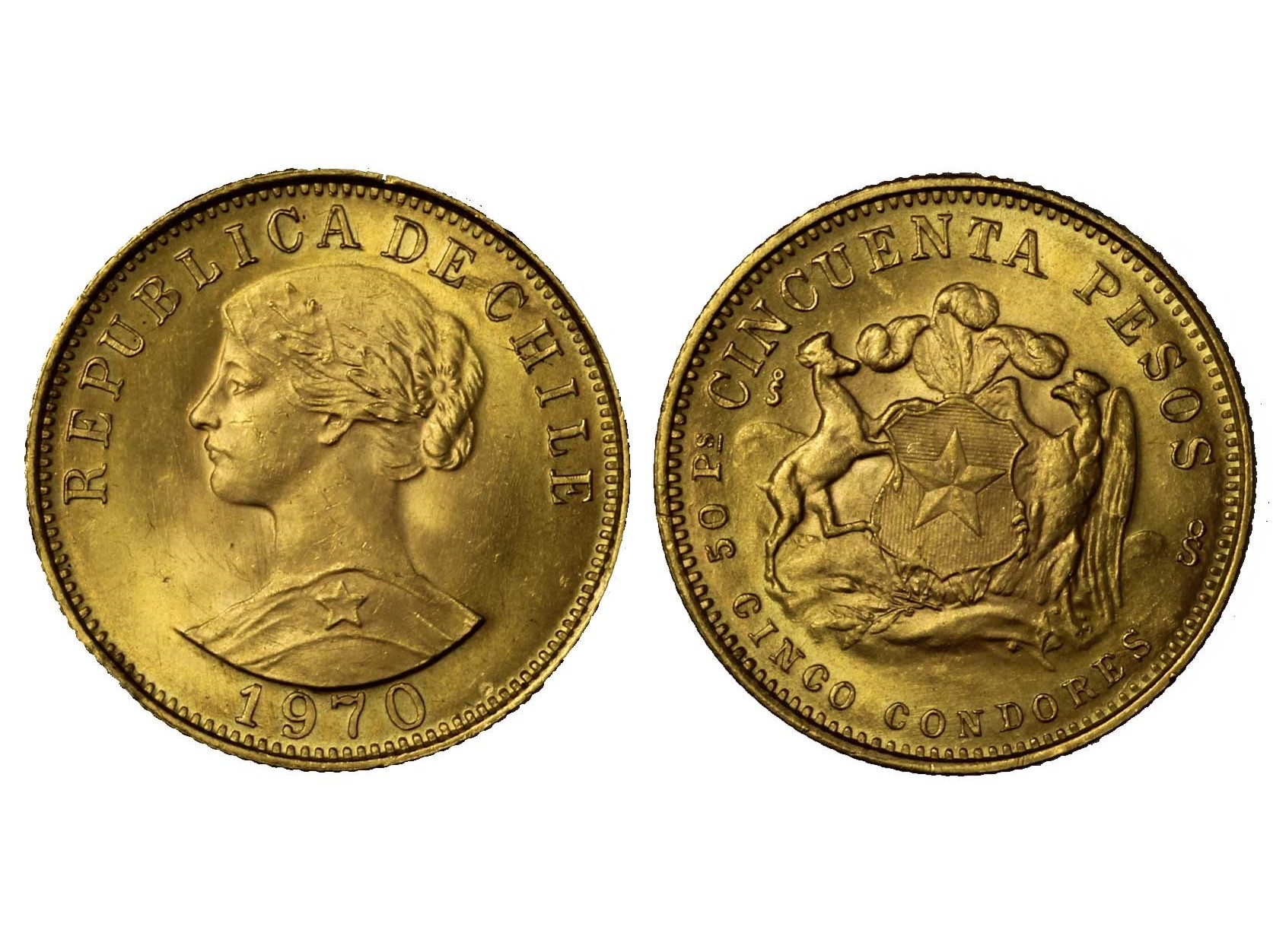 50 pesos gr. 10,181 in oro 900/
