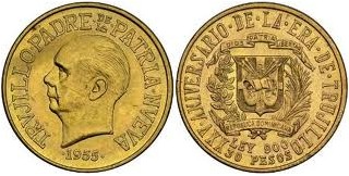 Anniversario Trujillo - 30 pesos gr. 29,61 oro 900/000 