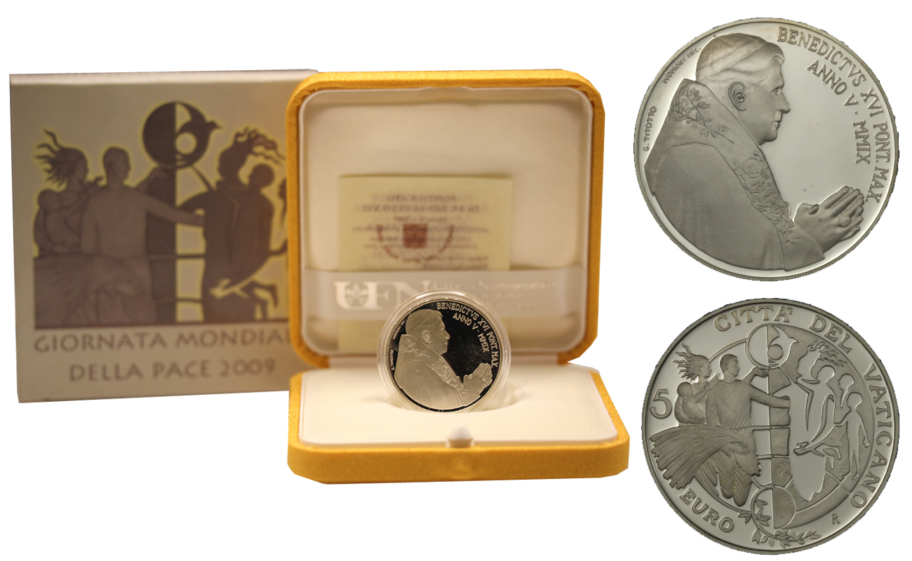 42a Giornata Mondiale della Pace - 5 Euro commemorativa in argento