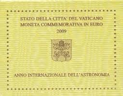 Anno Internazionale dell'Astronomia - 2 Euro in confezione ufficiale