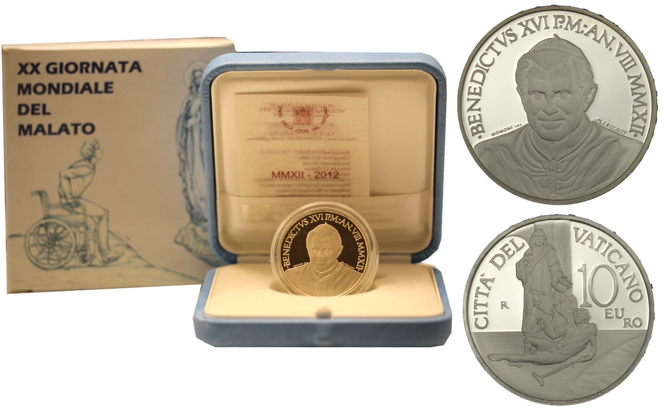 20a Giornata Mondiale del malato  - 10 Euro commemorativa in argento