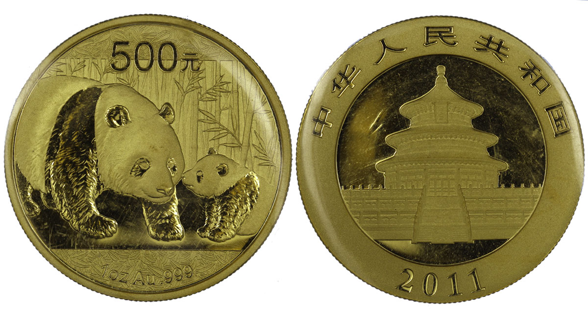 Panda - Oncia gr. 31,10 in oro 999/