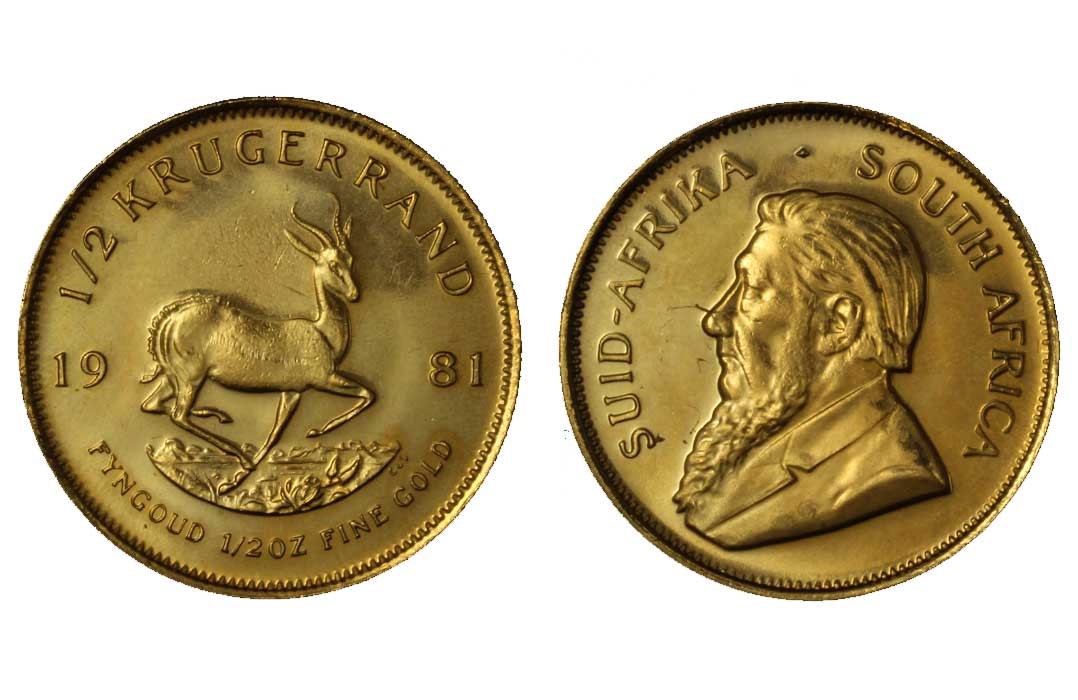 1/2 Krugerrand gr. 16,96 in oro 917/000