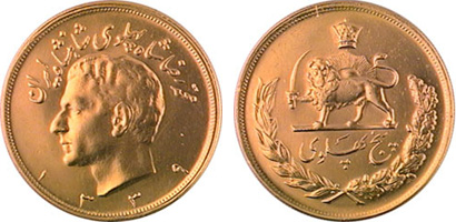 1 Pahlavi gr. 8,13 in oro 900/000 