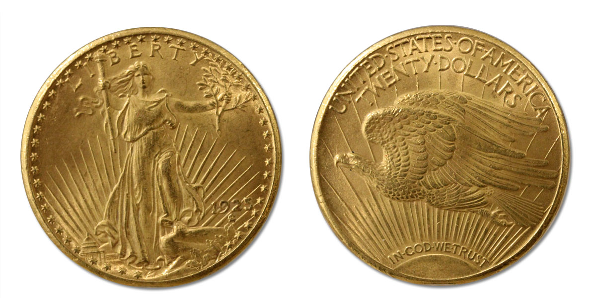20 dollari S.Gaudens gr. 33,43 in oro 900/000