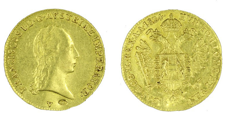 Francesco I Imperatore - Ducato gr. 3,49 in oro 986/ 