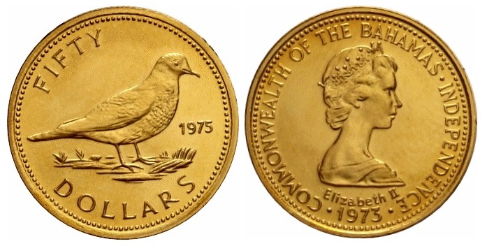 50 dollari gr. 2,73 in oro 917/000