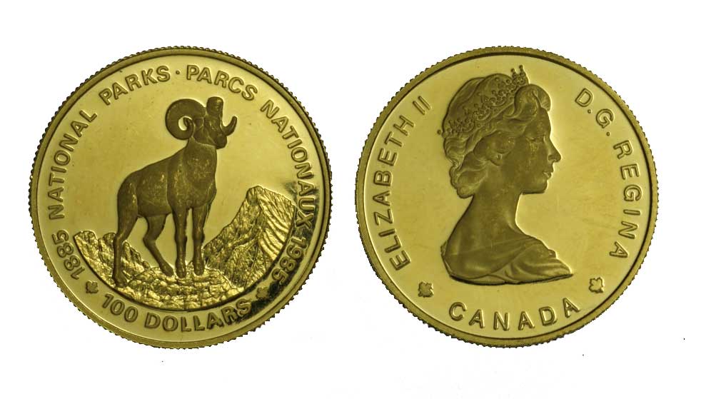 "National Parks" - 100 dollari gr. 16,96 in oro 917/000