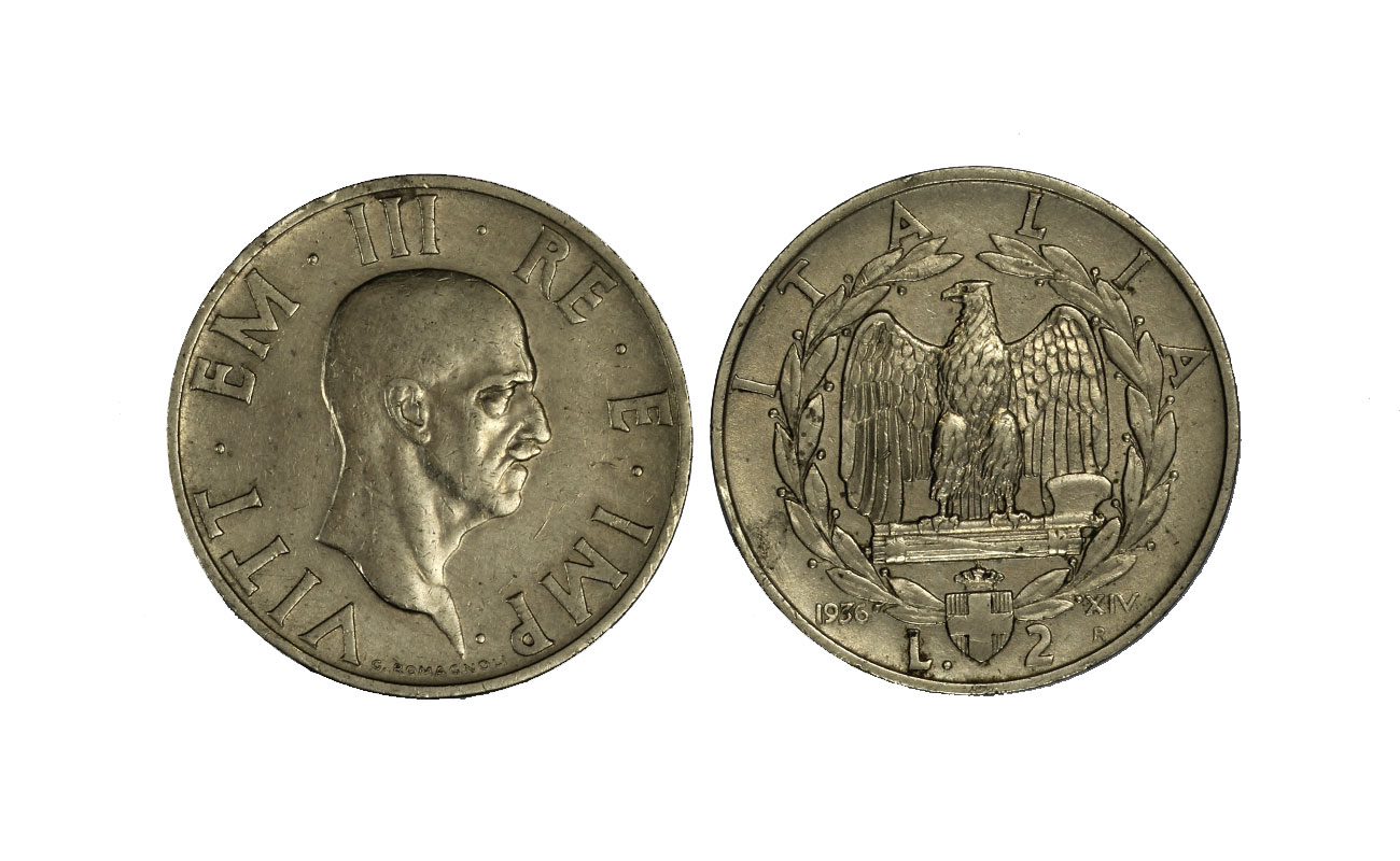 Re Vittorio Emanuele III - 2 lire 