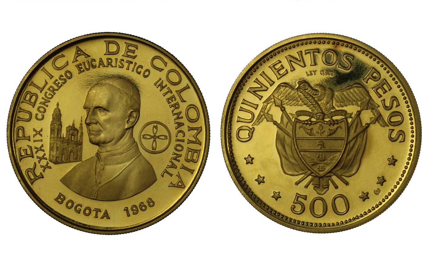 500 pesos gr. 21,50 in oro 900/000