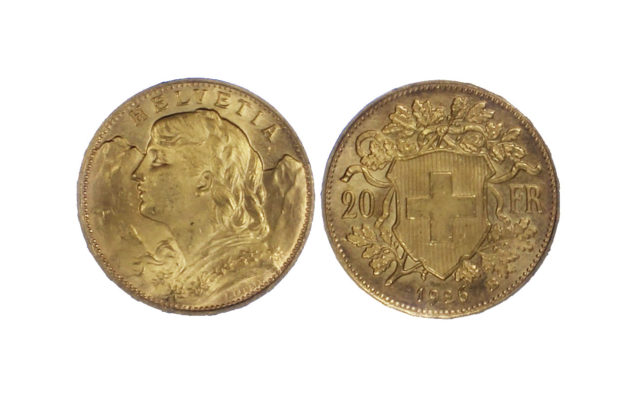 20 franchi in oro gr.6,45 in oro 900/