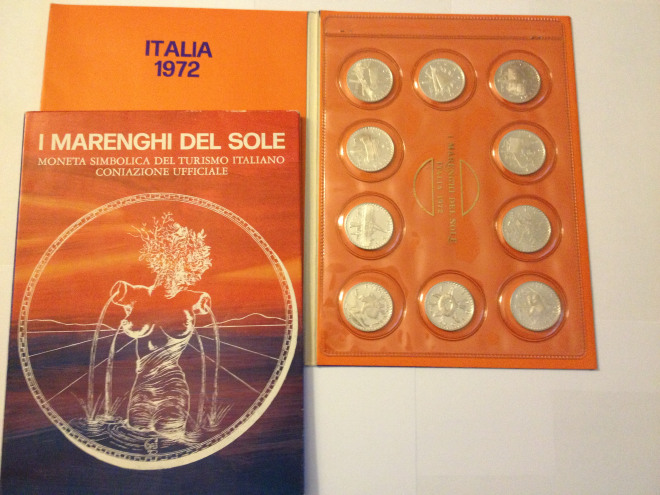 Marengo del Sole - Serie di 10 medaglie di gr. 10,00 cad. in ag. 925/000