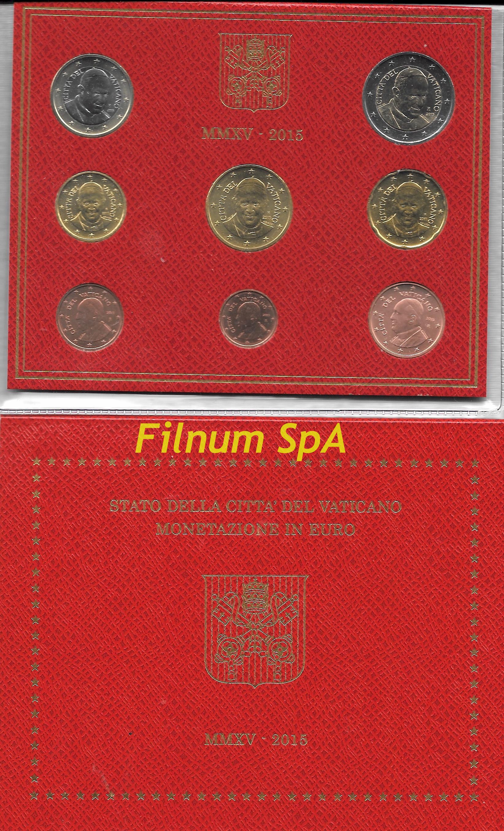Papa Francesco-Serie completa di 8 monete in confezione originale 
