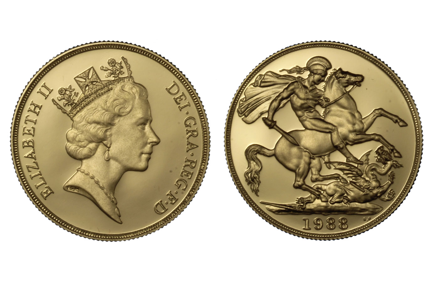 Regina Elisabetta - 2 sterline gr. 15,96 in oro 917/