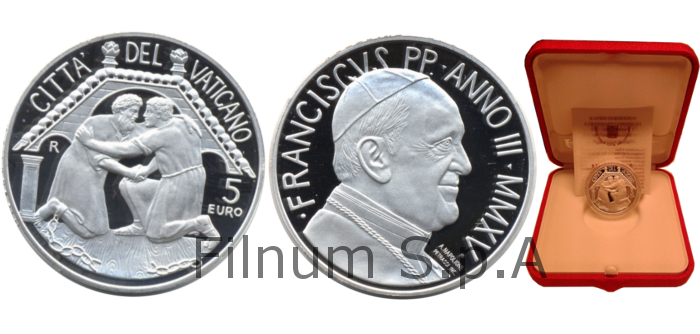 48a Giornata Mondiale della Pace - 5 euro commemorativo in argento
