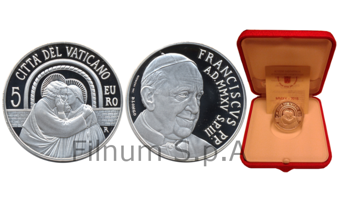 14a Assemblea Generale Sinodo dei Vescovi - 5 euro commemorativa in argento
