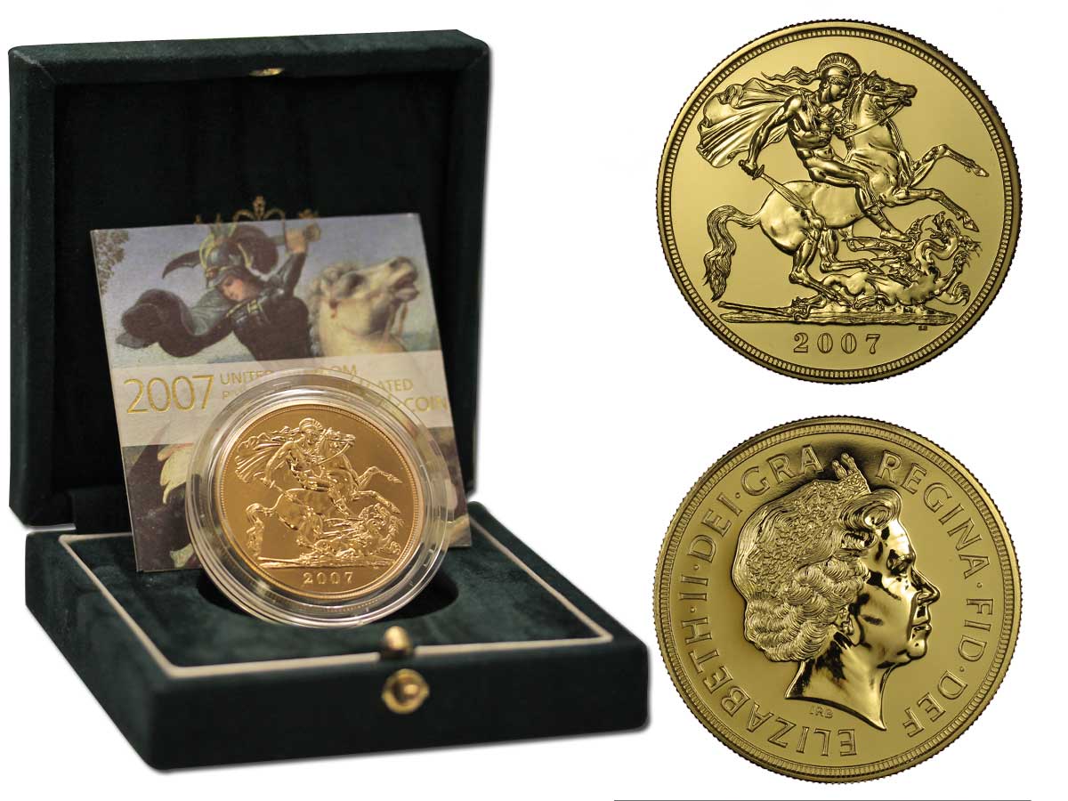 Regina Elisabetta - 5 sterline gr. 39,94 in oro 917/000 - conf. originale