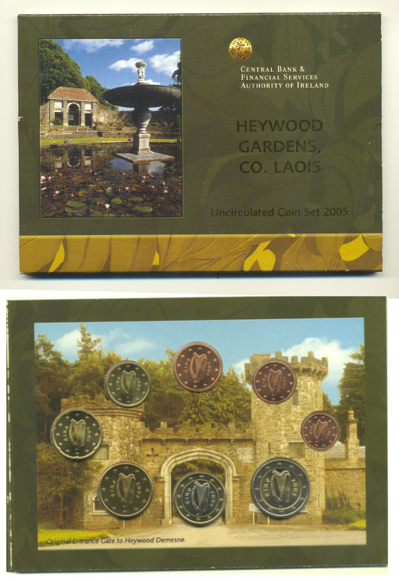 "Heywood gardens" - Serie divisionale di 8 monete - Conf. originale