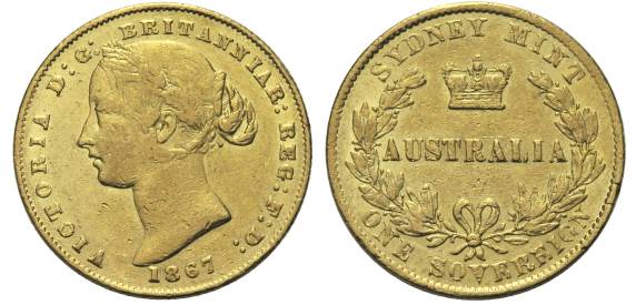 Regina Vittoria - Sterlina gr. 7,98 in oro 917/000 - (conservaz. BB)