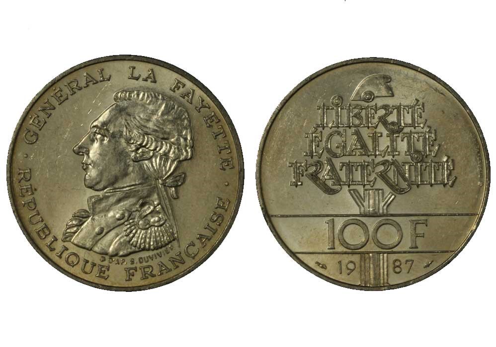 100 franchi gr. 15,00 in ag. 900/000 - Lotto di 20 pezzi 