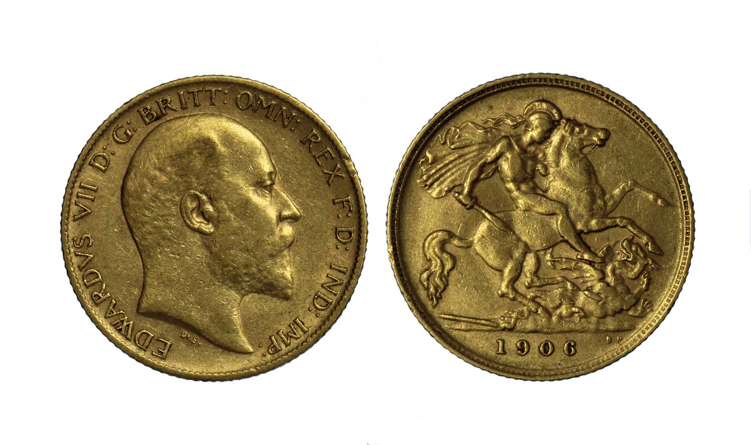 Edoardo VII - Mezza Sterlina gr. 3,99 in oro 917/000