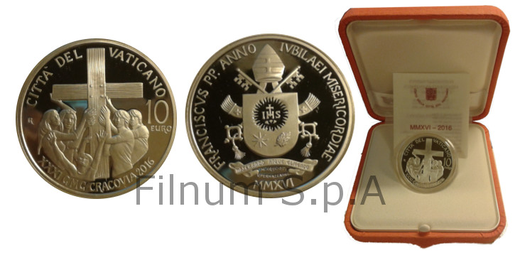31a Giornata Mondiale della Giovent - Cracovia - 10 euro commemorativa in argento 
