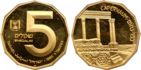 "Cafarnao" - 5 Sheqalim gr. 8,64 in oro 900/000