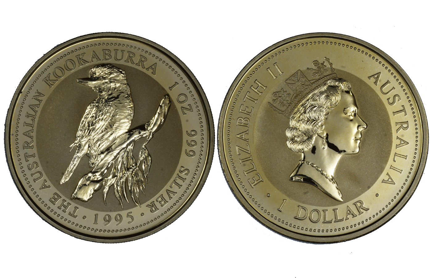 "Kookaburra" - Regina Elisabetta II - Oncia gr. 31,10 in arg. 999/