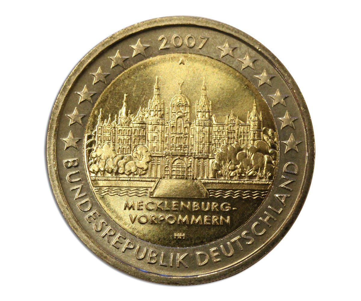  "Mecklemburg-Vorpommern" - 2 Euro - Zecca A 