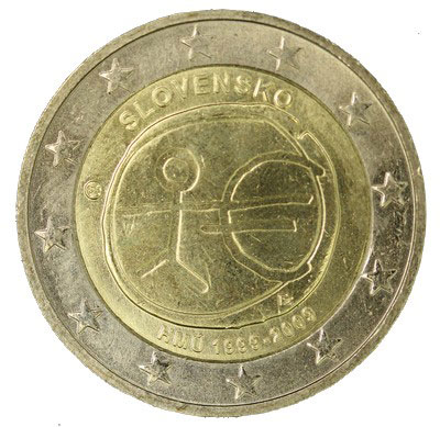 "Decennale Unione Monetaria" -  2 Euro