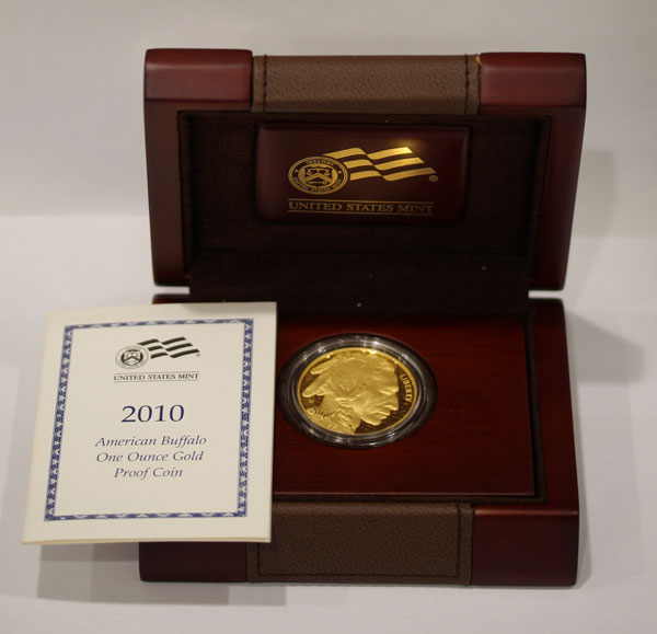 Buffalo - 50 dollari gr. 31,103 in oro 999/000 in conf. originale 