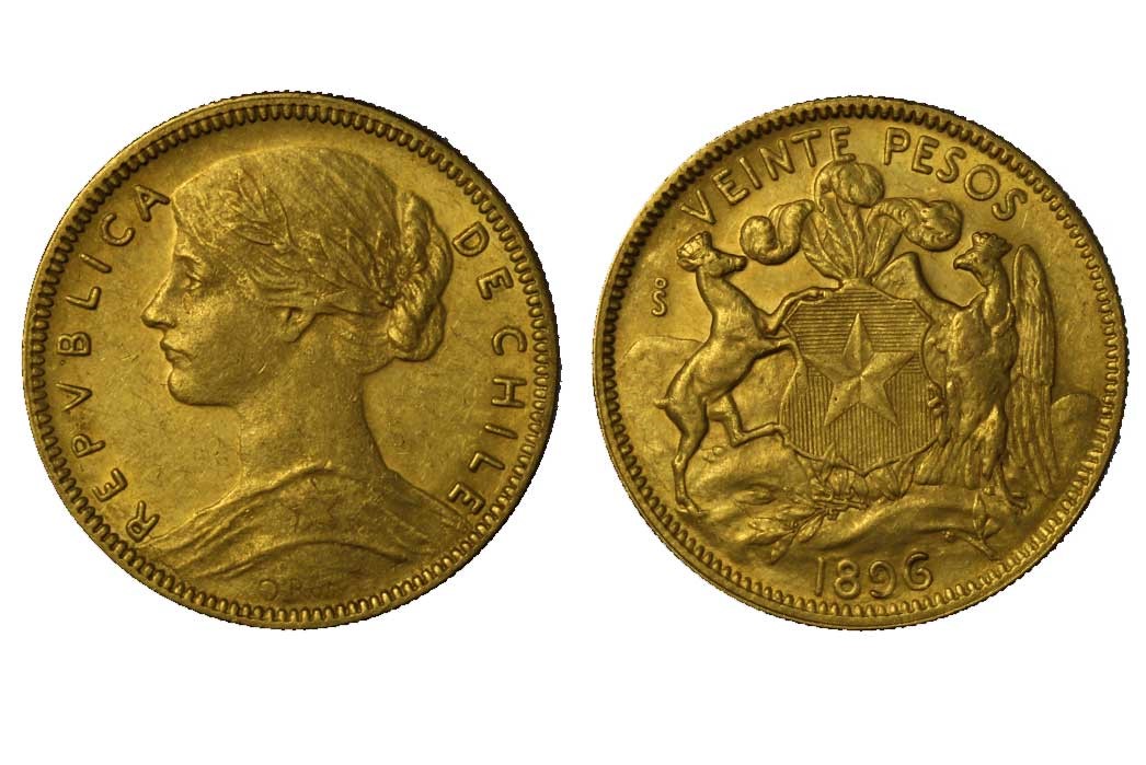 20 pesos gr. 11,98 in oro 917/