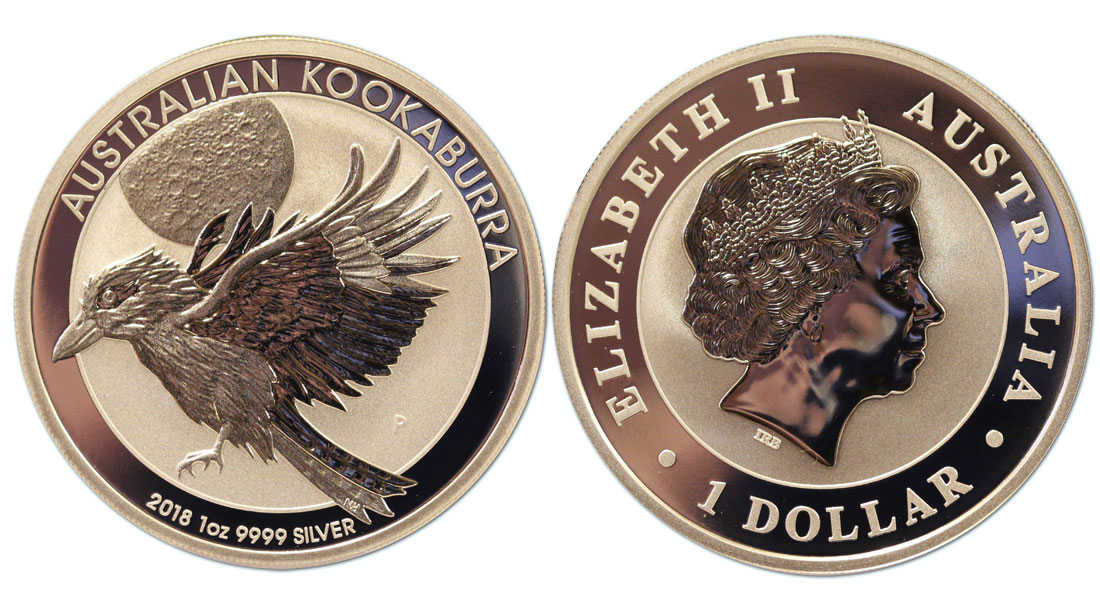  "Kookaburra" - moneta da 1 dollaro gr. 31,10 in ag 999/