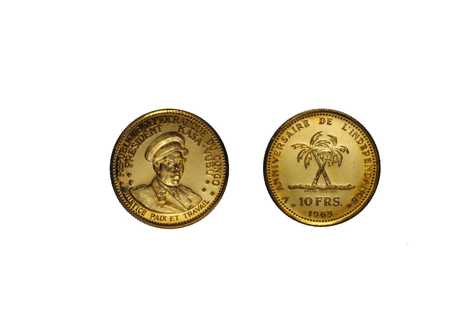 Anniversario Indipendenza - 10 franchi gr. 3,23 in oro 900/000