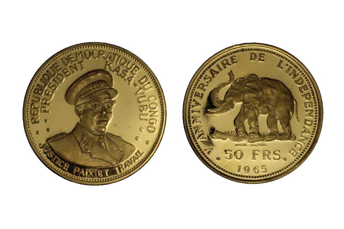 Anniversario Indipendenza - 50 franchi gr. 16,13 in oro 900/000