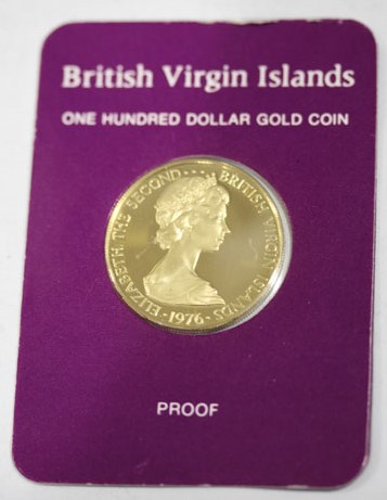 Regina Elisabetta II - 100 dollari gr. 7,10 in oro 900/000