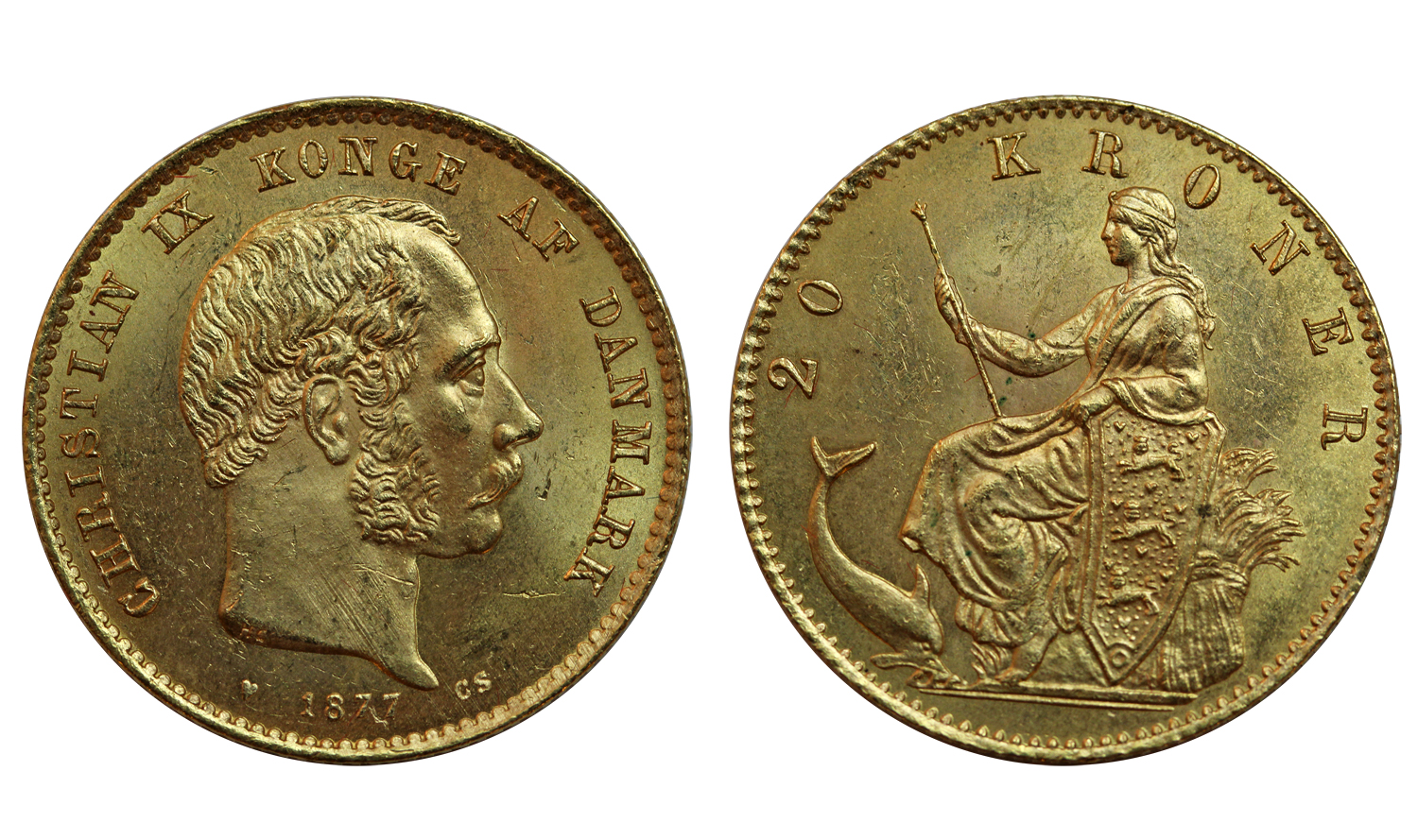 "Cristiano IX" - 20 corone gr. 8,96 in oro 900/