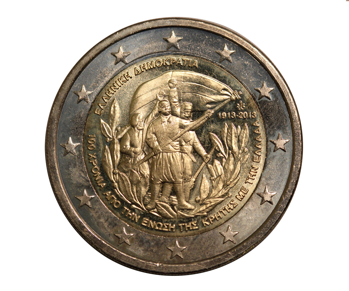 Annessione di Creta - moneta da 2 euro 