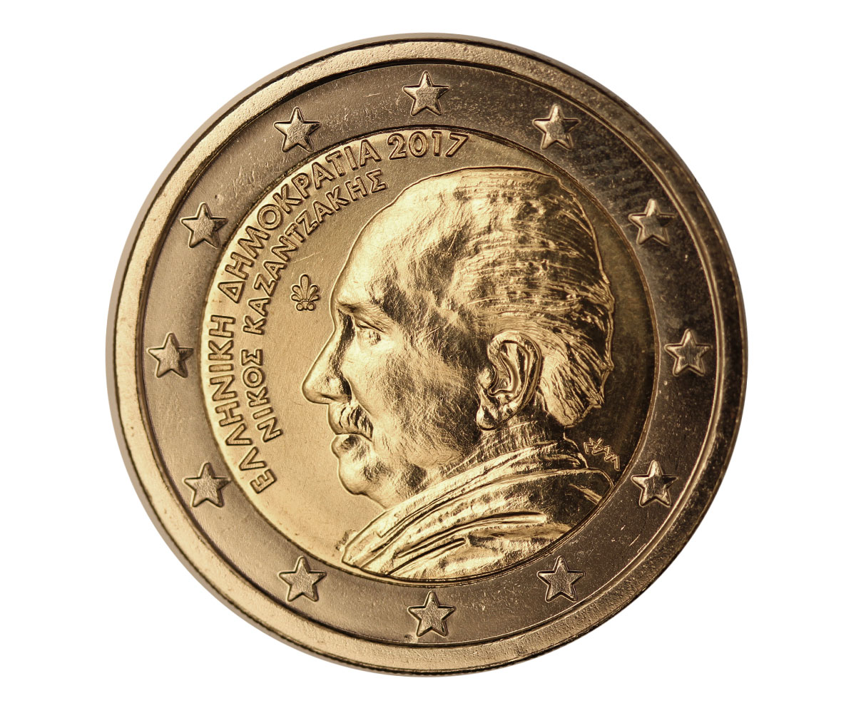 "Nikos Kazantzakis" - 2 Euro