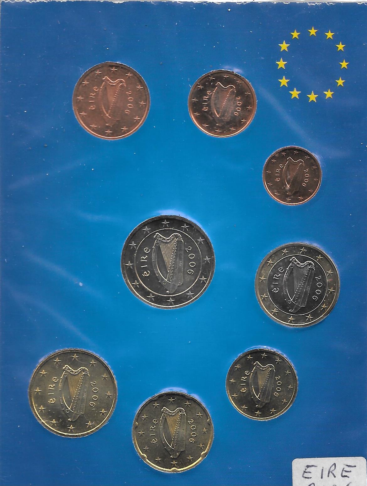 Serie completa di 8 monete