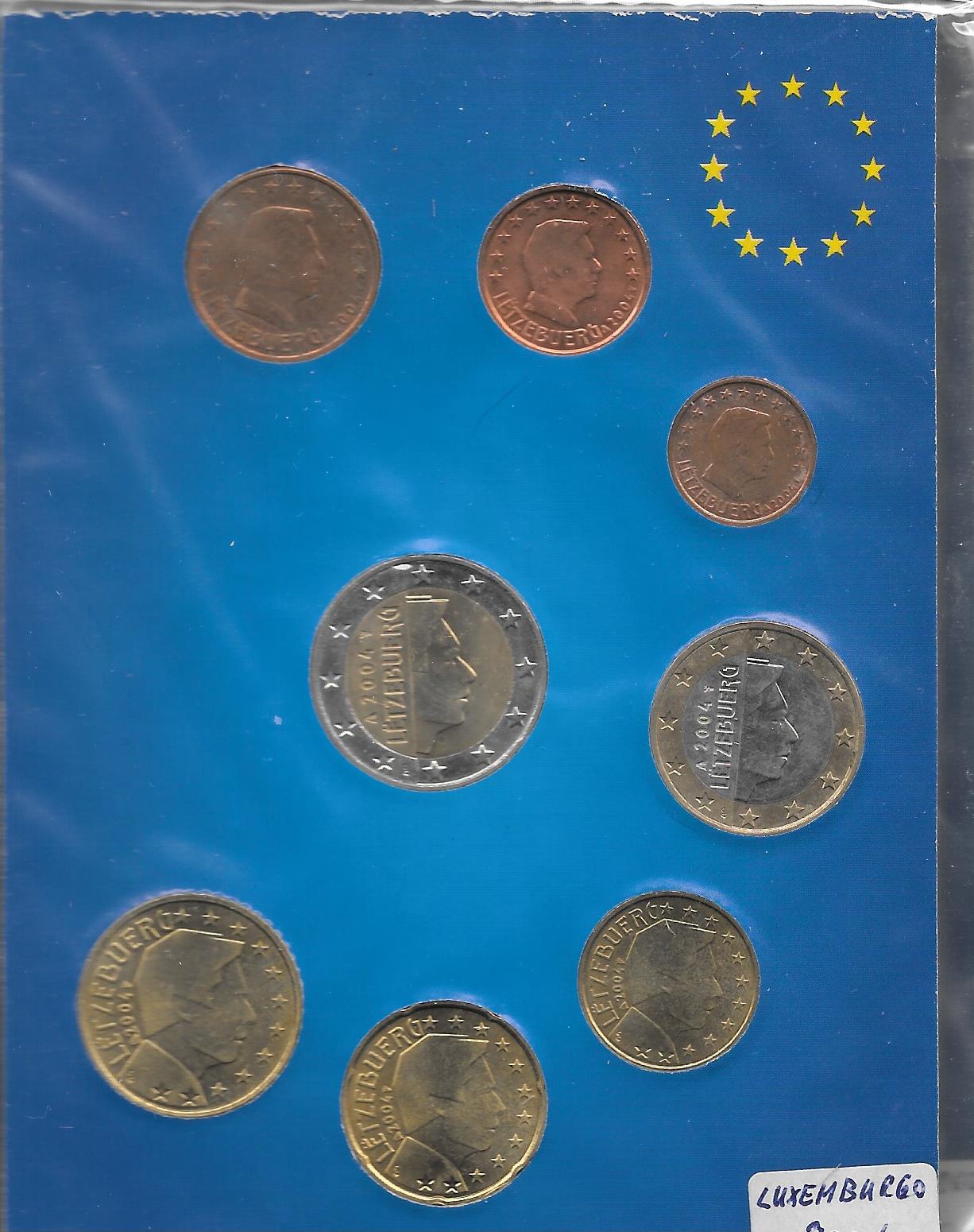 Serie completa di 8 monete